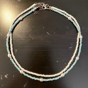 Pearl Decor Beaded Necklace Set